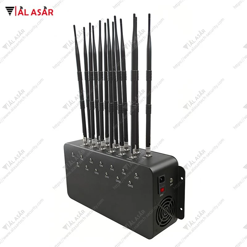 13/14kanálový rušič blokování vnitřního signálu WiFi